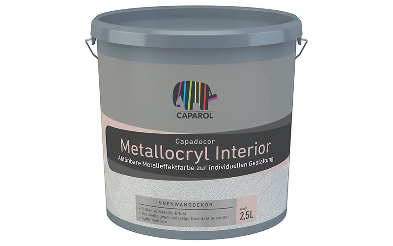 Metallocryl Interior - Vopsea decorativă pentru interior, cu efect metalizat, 1.25 l - CD METALLOCRYL VENATO 30 MET