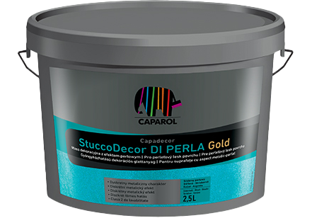 StuccoDecor Di Perla Gold - Masă de șpaclu decorativă pentru interior, cu aspect metalic perlat, 1.25 l - STUCCODECOR DI PERLA VERDE 16