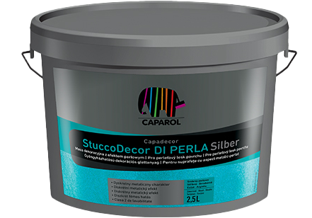 StuccoDecor Di Perla Silber - Masă de șpaclu decorativă pentru interior, cu aspect metalic perlat, 1.25 l - STUCCODECOR DI PERLA GRIGIO 11
